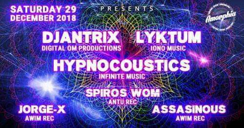 Amorphia Events w/ Djantrix & Lyktum & Hypnocoustics