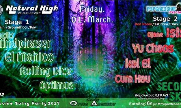 NATURAL HIGH with 2 Full Stages + 8 Dj sets !