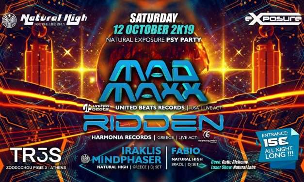 ‎Natural Exposure  Mad Maxx – Ridden – Mindphaser | Sat 12 Oct