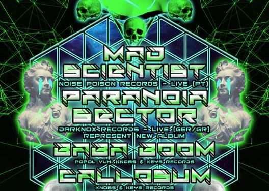 Mad Scientist & Paranoia Sector Live In Athens