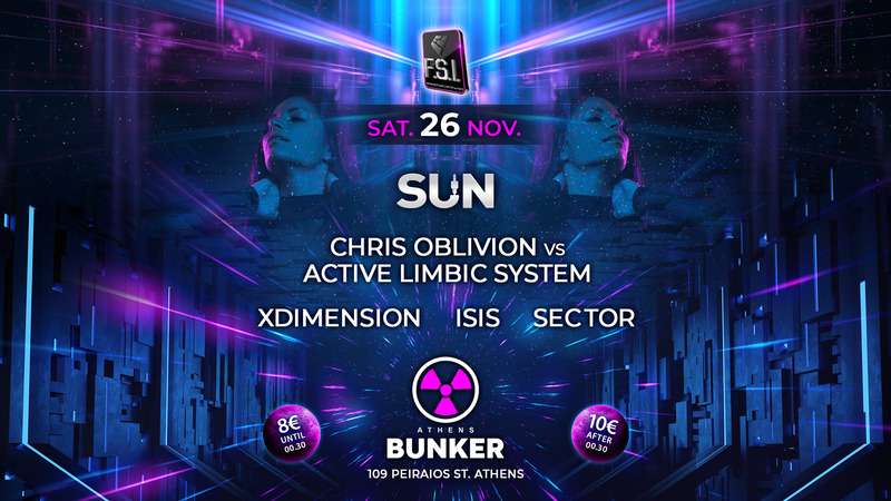 Bunker Club  F.S.I with SUN (live)  Athens!