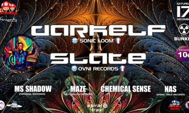 Paranoia presents DARKElf – SLATE at BUNKER Club Athens!