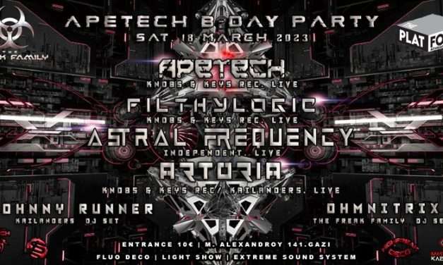 APETECH B-DAY PARTY SATURDAY 18 MARCH 2023