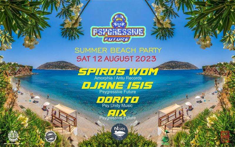 Summer Beach Party – Saturday 12 August 2023 @ Nisos Beach!