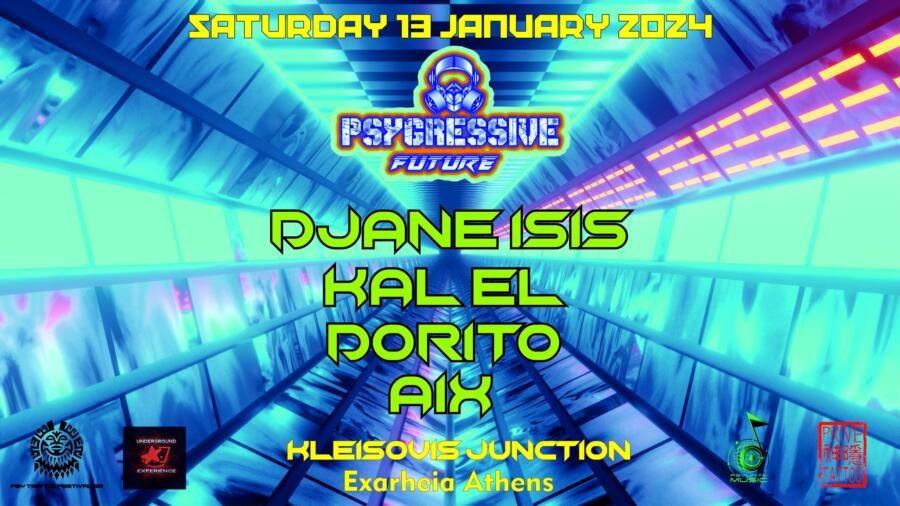 Psygressive Future presents  Saturday 13 January 2024